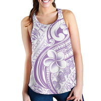 Hawaii Plumeria Lokelani Pikake Lei Women Racerback Tank Poni Polynesian Tattoo