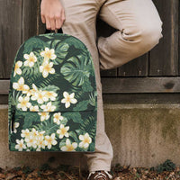 Hawaii Plumeria Tropical Leaves Backpack Monstera Calathea Palm Fronds
