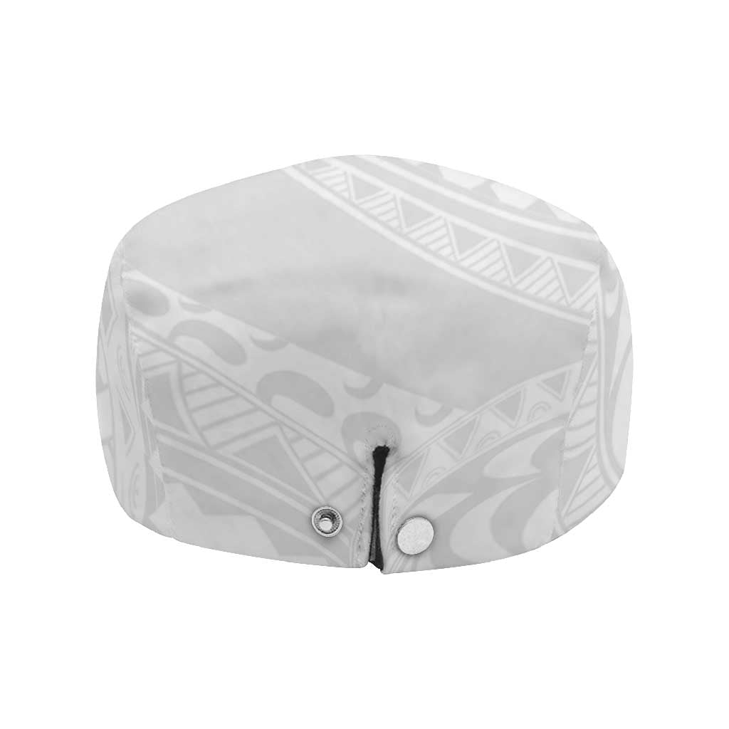 Hawaii Tropical Leaves Jeff Hat Polynesian Pattern