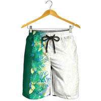 Hawaii Tropical Plant Omaomao Shorts for Men Vibrant Polynesian Pattern