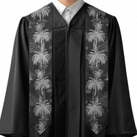 Hawaiian Honu And Surfboards Graduation Stole Silver Style