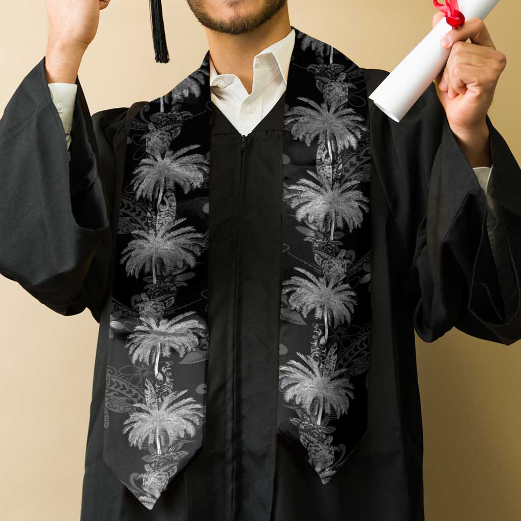 Hawaiian Honu And Surfboards Graduation Stole Silver Style