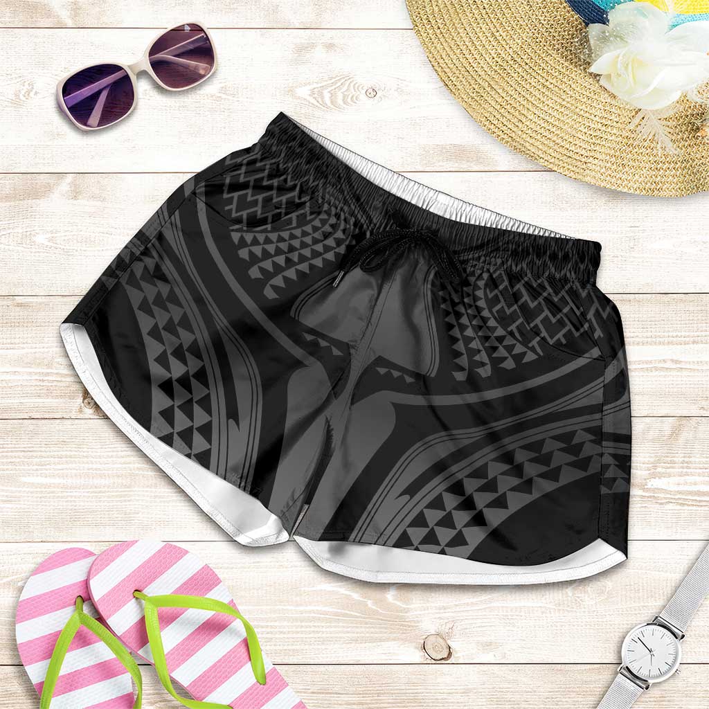 Hawaiian Kakau Art Tattoos Aquaman Style Shorts for Women Special Edition - Polynesian Pride