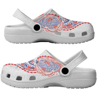 Hawaiian Kakau Tribal Sea Animals Tattoos Clogs Shoes Hawaii Flag Color Inspired