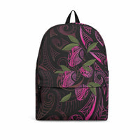 Hawaiian Mango Tribal Tattoo Backpack Pink Pacific Traditional Pattern LT9 Pink - Polynesian Pride