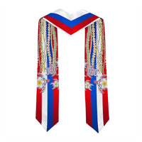 Hawaiian Polynesian Tribal Turtles Graduation Stole with Lei and Flag Style LT03 - Polynesian Pride