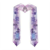 Hawaiian Quilt Graduation Stole Vintage Pattern Galaxy
