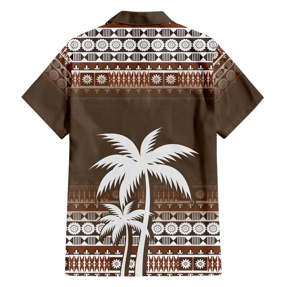 Fiji Hawaiian Shirt Custom Bula Fiji Masi Brown Patterns LT9 - Polynesian Pride