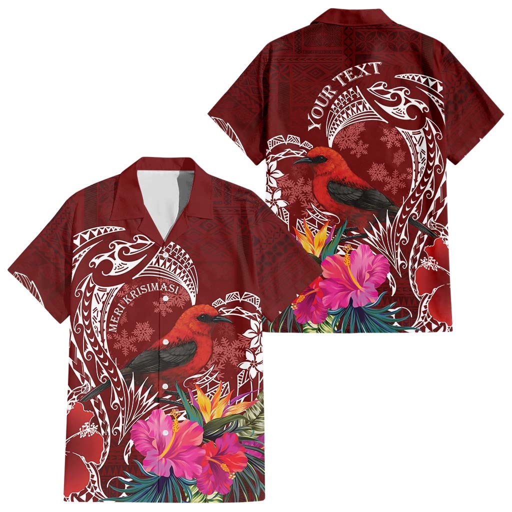 Personalized Samoa Meri Krisimasi Hawaiian Shirt Segasegamau'u Mix Siapo - Ver02 LT7