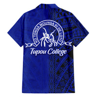 Tupou College Hawaiian Shirt Half Version Black