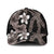 Hawaiian Tropical Flowers and Maile Pikake Classic Cap Polynesian Tribal Pattern Grayscale Mode LT03