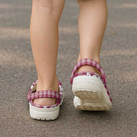 Hibiscus Pakala Royal Magenta Clogs Shoes Tropical Floral Stylized - Polynesian Pride