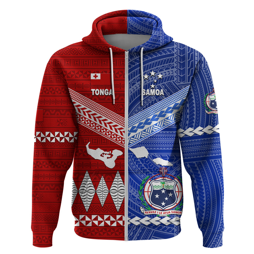 Tonga and Samoa Together Hoodie Unique Style LT8