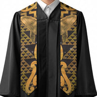 Humpback Whale Matariki New Zealand Graduation Stole NZ Maori Paikea Poutama Luxury Gold