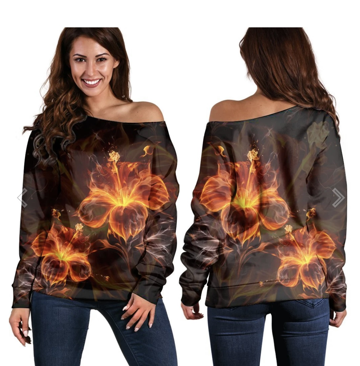 Polynesian Tribal Tattoo Off Shoulder Sweater LT9 Women - Polynesian Pride