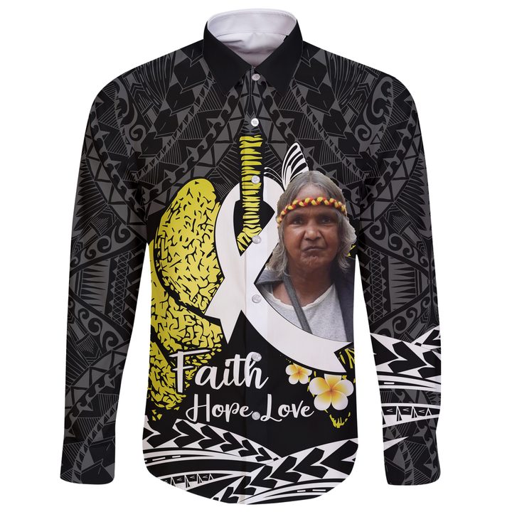 CUSTOMER REQUEST-  neridaaustin - 06/11/2025 - Long Sleeve Button Shirt - LT14