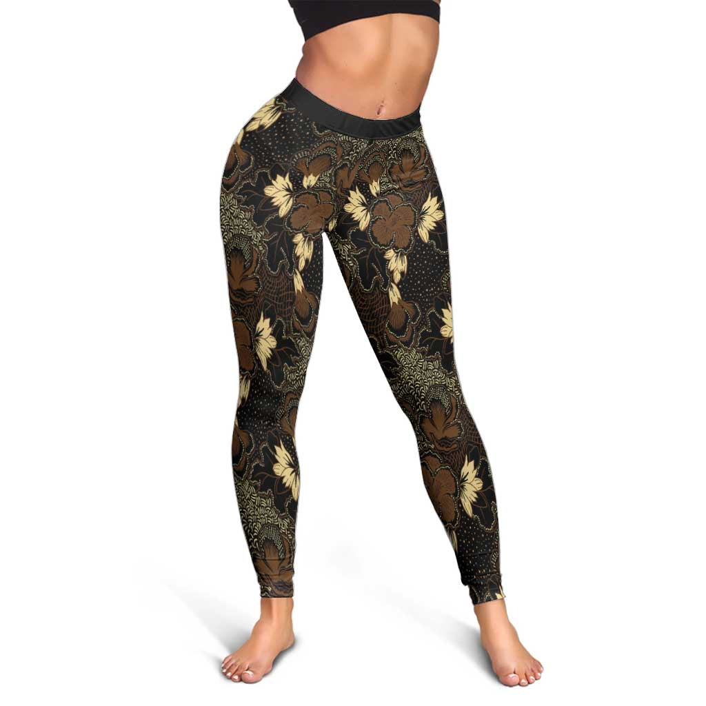 Javanese Batik Semen Leggings Indonesian Traditional Pattern