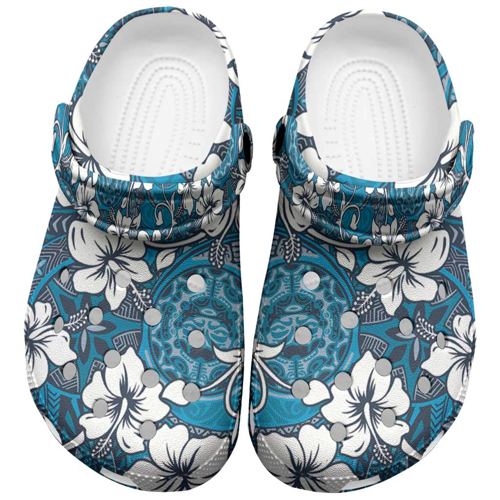 Karakarawa Bula Fiji Clogs Shoes Fijian Tapa Seamless Hibiscus - Polynesian Pride