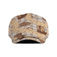 Khaki Palaka Hawaii Cowboy Jeff Hat Puakenikeni Lei Paniolo Papale Seamless Vibes - Polynesian Pride