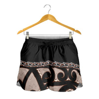 Kia Ora New Zealand Shorts for Women Aotearoa Proud Maori With Silver Fern - Polynesian Pride