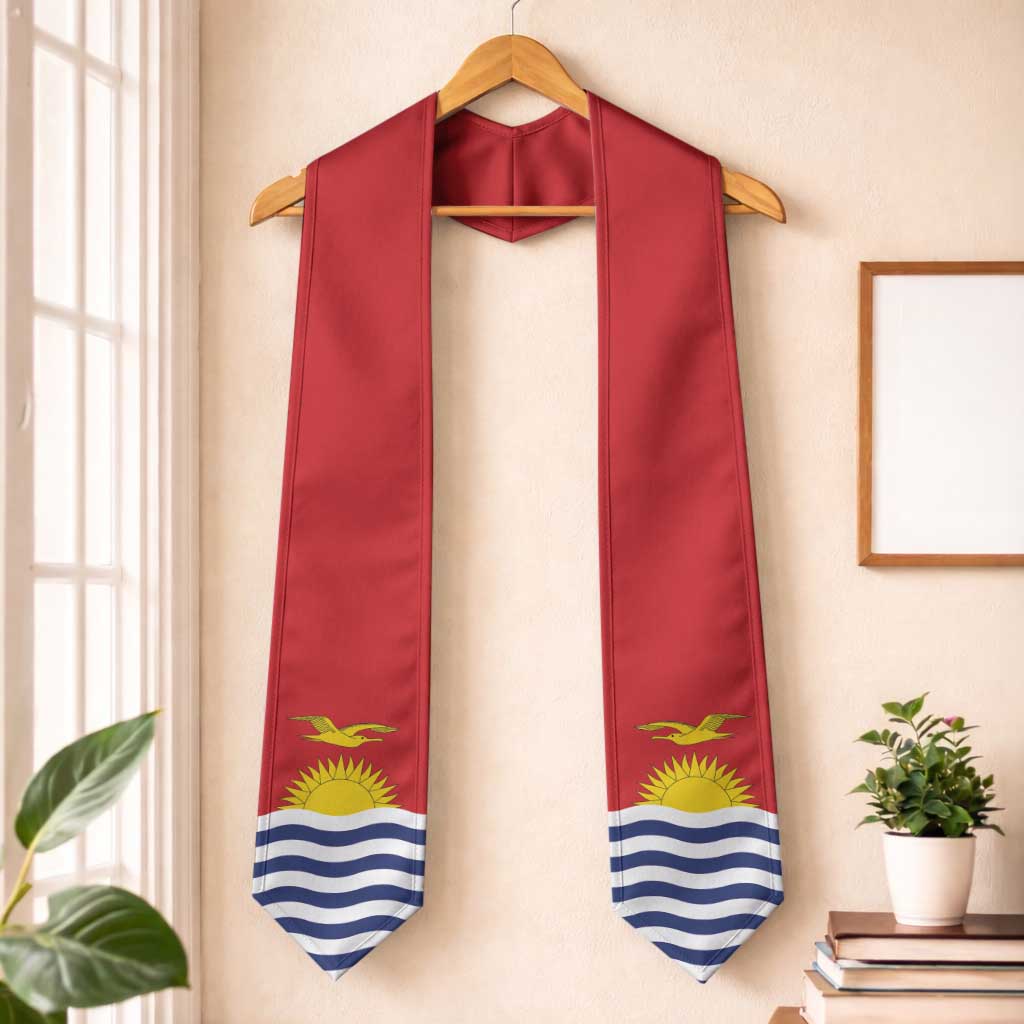 Kiribati Graduation Stole Flag Style
