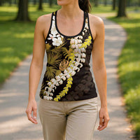 Kula Aloha Hawaii Lei Hollow Tank Top Tropical Flowers Elegant Vibe - Polynesian Pride