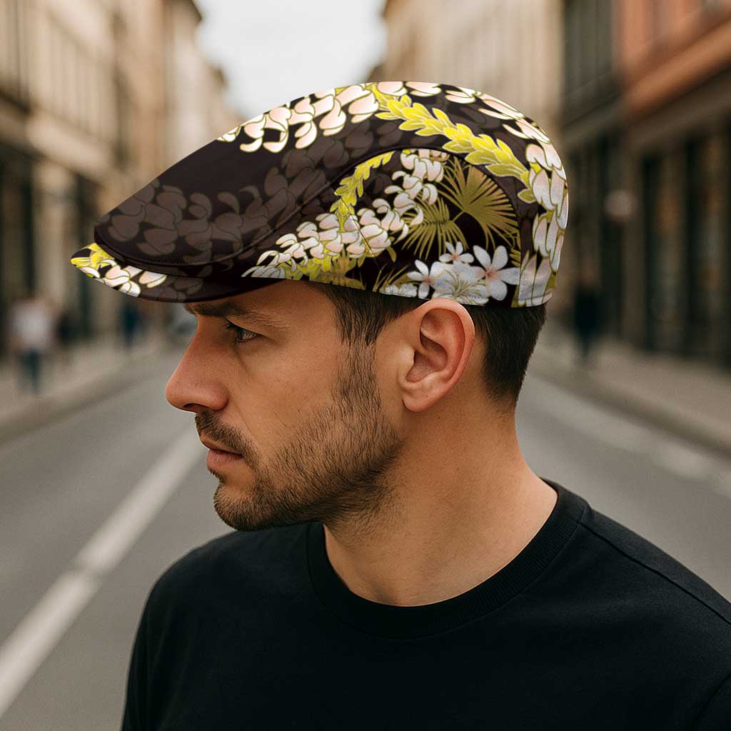 Kula Aloha Hawaii Lei Jeff Hat Tropical Flowers Elegant Vibe - Polynesian Pride