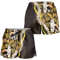Kula Aloha Hawaii Lei Shorts for Women Tropical Flowers Elegant Vibe - Polynesian Pride