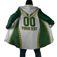 Custom Rugby League Cook Islands Cloak Tribal Pattern White Version LT01 - Polynesian Pride