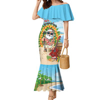 Personalized Hawaii Golf Christmas Mermaid Dress Mele Kalikimaka Funny Golfer Santa - Polynesian Pride