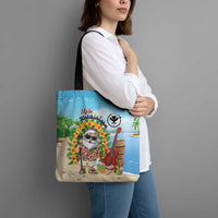 Hawaii Golf Christmas Tote Bag Mele Kalikimaka Funny Golfer Santa - Polynesian Pride