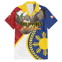 Personalized Philippines Family Matching Summer Maxi Dress and Hawaiian Shirt Filipino Araw ng Kalayaan LT01 Dad's Shirt - Short Sleeve Multicolor - Polynesian Pride