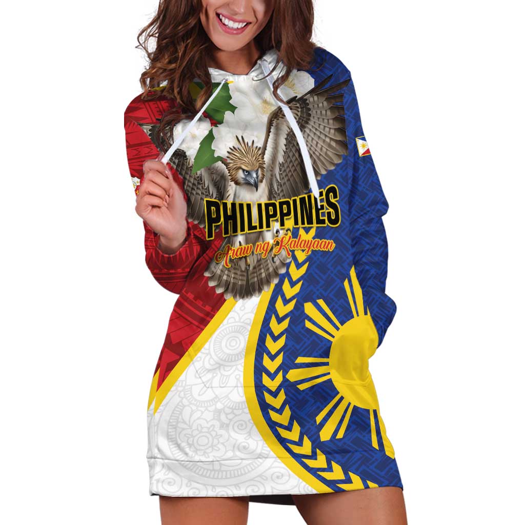 Personalized Philippines Hoodie Dress Filipino Araw ng Kalayaan