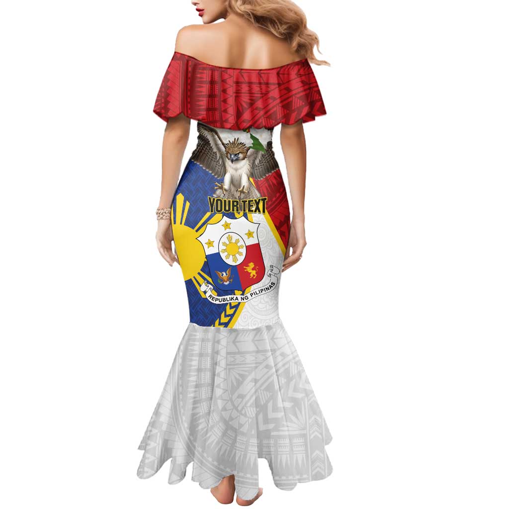 Personalized Philippines Mermaid Dress Filipino Araw ng Kalayaan LT01 - Polynesian Pride