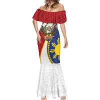 Personalized Philippines Mermaid Dress Filipino Araw ng Kalayaan LT01 - Polynesian Pride