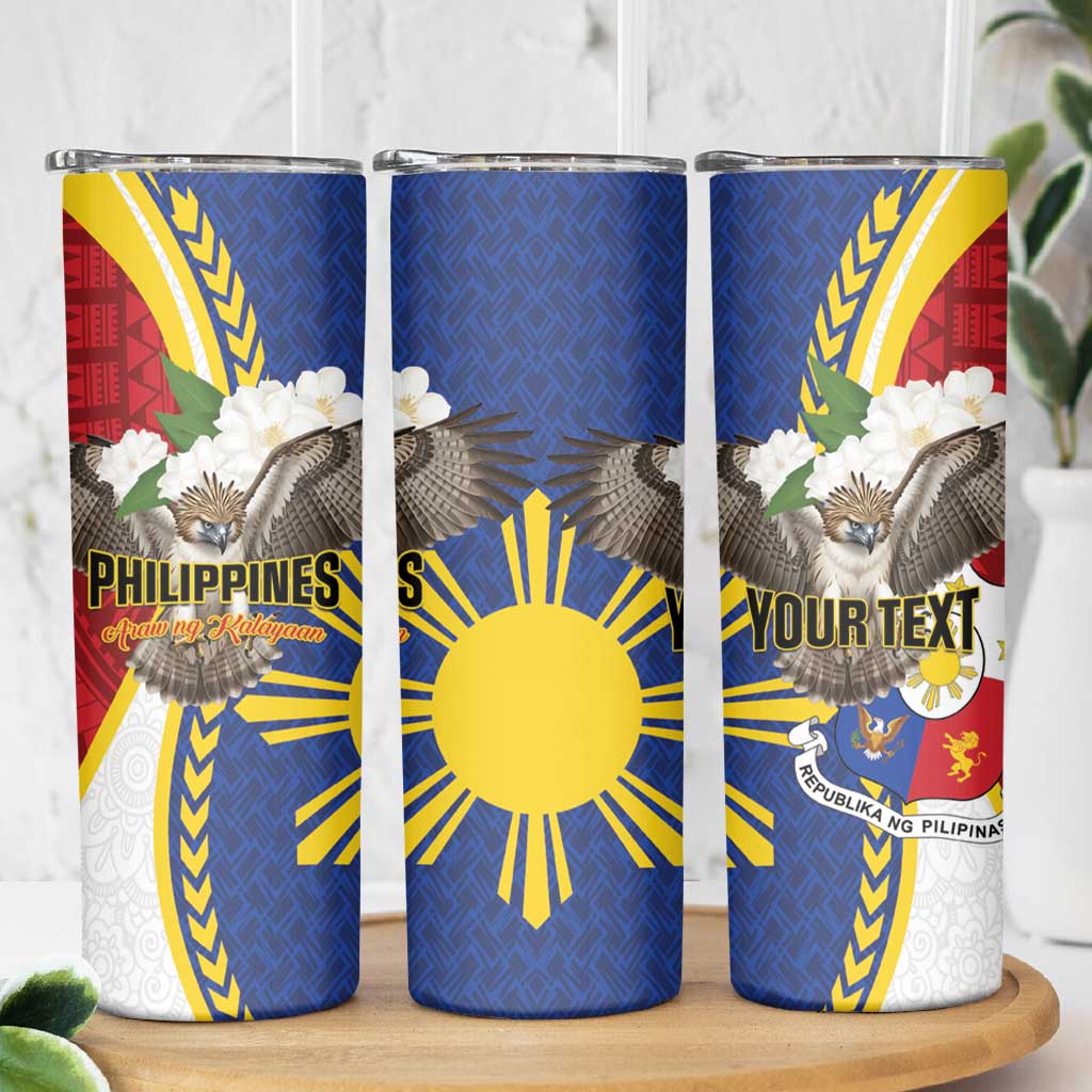Personalized Philippines Skinny Tumbler Filipino Araw ng Kalayaan