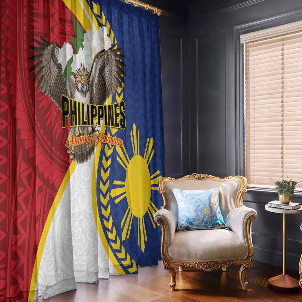 Philippines Window Curtain Filipino Araw ng Kalayaan