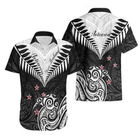 New Zealand Hawaiian Shirt Aotearoa Maori Kiwi Black Fern LT01 - Polynesian Pride