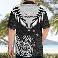 New Zealand Hawaiian Shirt Aotearoa Maori Kiwi Black Fern LT01 - Polynesian Pride