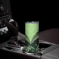 New Zealand Skinny Tumbler Aotearoa Maori Kiwi Green Fern