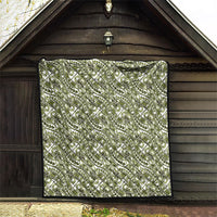 Hibiscus Bloom Island Tribal Waves Quilt Olive Green Polynesian Pattern LT01 - Polynesian Pride