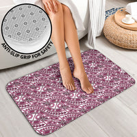 Hibiscus Bloom Island Tribal Waves Bathroom Set Pink Polynesian Pattern LT01 - Polynesian Pride