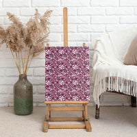 Hibiscus Bloom Island Tribal Waves Canvas Wall Art Pink Polynesian Pattern LT01 - Polynesian Pride