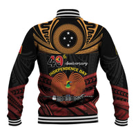 Papua New Guinea Bird of Paradise Baseball Jacket 16 September 1975 Independence Day Anniversary LT01 - Polynesian Pride
