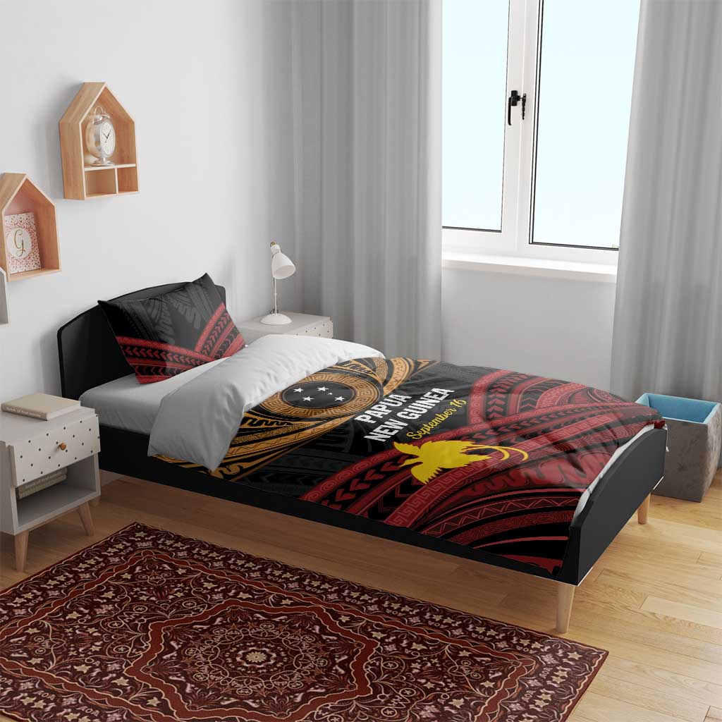 Papua New Guinea Bird of Paradise Bedding Set 16 September 1975 Independence Day Anniversary LT01 - Polynesian Pride