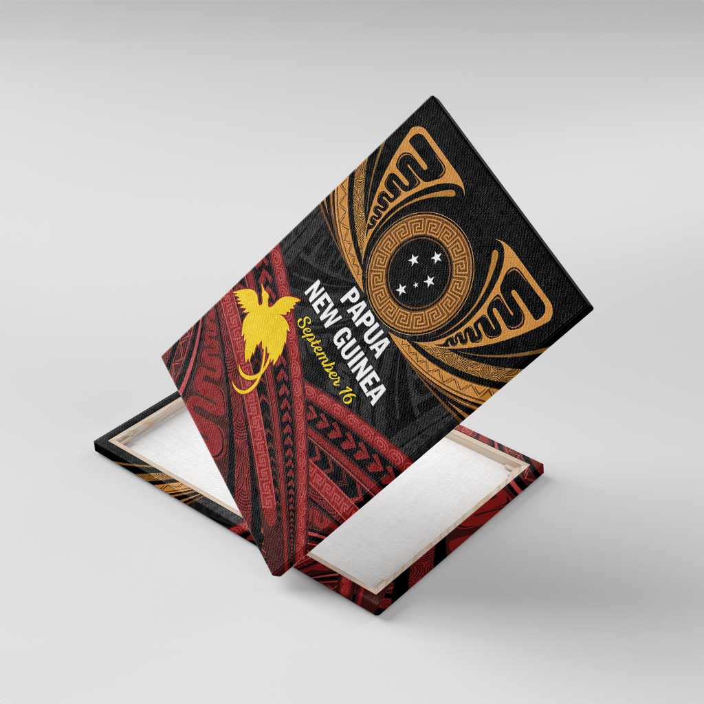 Papua New Guinea Bird of Paradise Canvas Wall Art 16 September 1975 Independence Day Anniversary