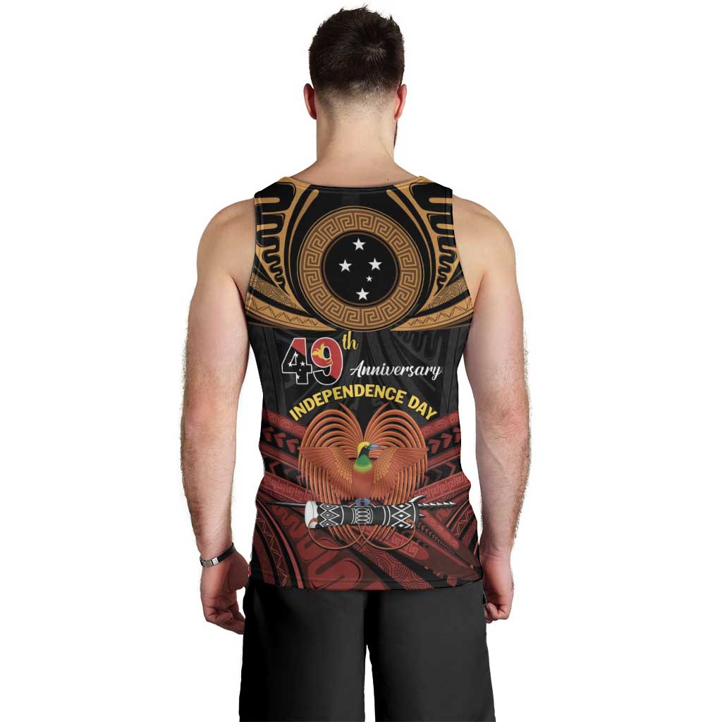 Papua New Guinea Bird of Paradise Men Tank Top 16 September 1975 Independence Day Anniversary