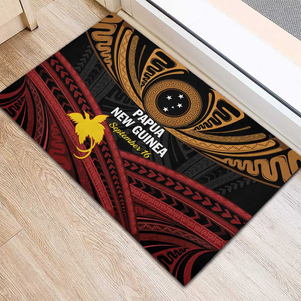 Papua New Guinea Bird of Paradise Rubber Doormat 16 September 1975 Independence Day Anniversary LT01 - Polynesian Pride