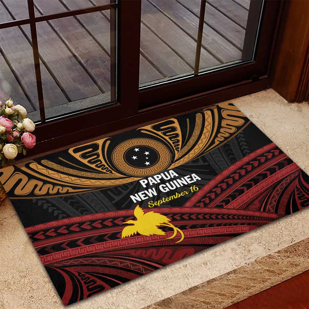 Papua New Guinea Bird of Paradise Rubber Doormat 16 September 1975 Independence Day Anniversary LT01 - Polynesian Pride