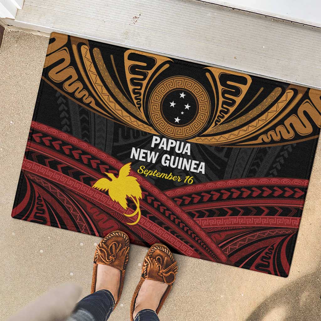 Papua New Guinea Bird of Paradise Rubber Doormat 16 September 1975 Independence Day Anniversary LT01 - Polynesian Pride